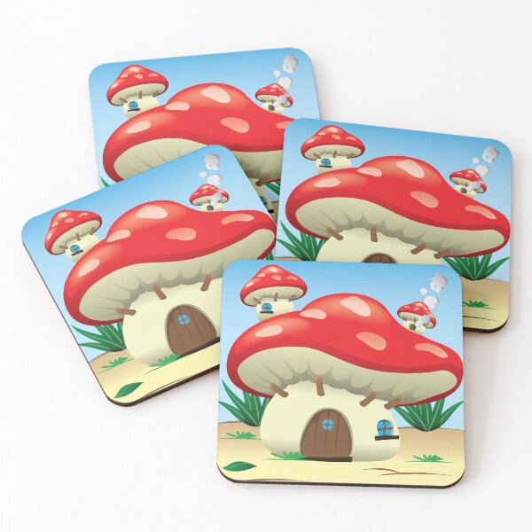 Item preview, Illustration is a fantasy nature landscape with a mushroom house. Ideal for children's books and institutional material designed and sold by LucianoCosmo.