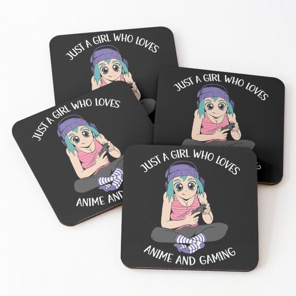 Item preview, Just A Girl Who Loves Anime And Gaming designed and sold by OnepixArt.