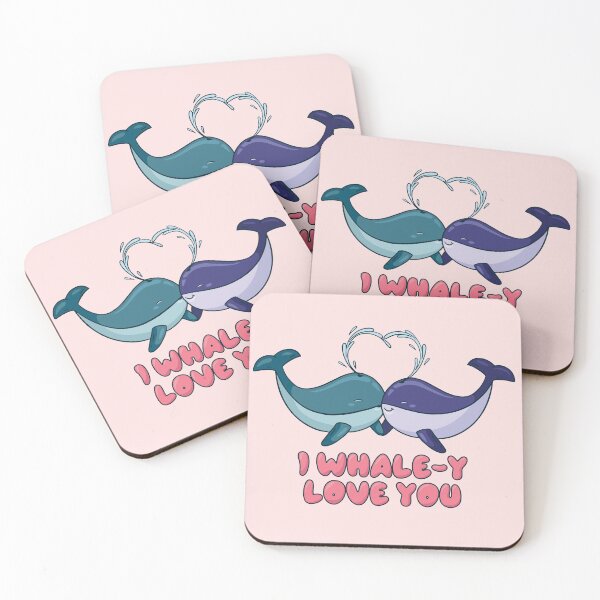Item preview, I Whale-y Love You | Funny Animal Valentine Pun designed and sold by SLAG-Creative.