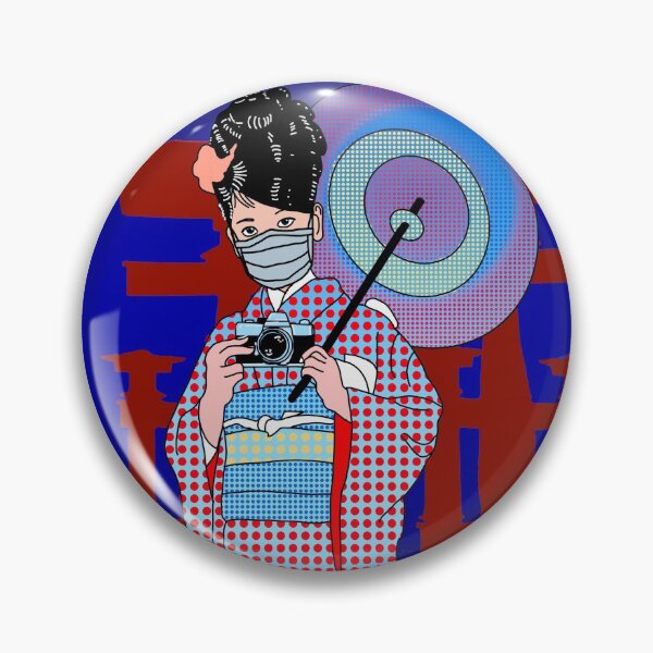 Item preview, Geisha Social Distancing at Itsukushima designed and sold by Wayne Young Arts.
