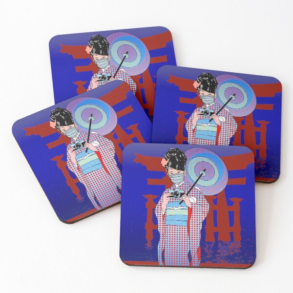 Item preview, Geisha Social Distancing at Itsukushima designed and sold by Wayne Young Arts.