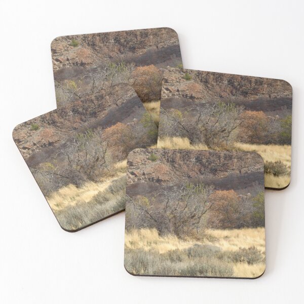 Item preview, Fall mountain woods with rocks, boulders and trees designed and sold by Ventures1.