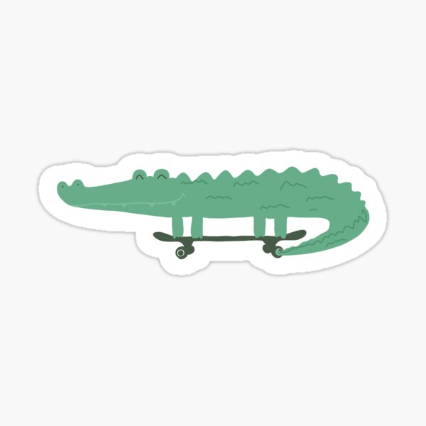 Item preview, Alligator on a Skateboard designed and sold by nmg-design.