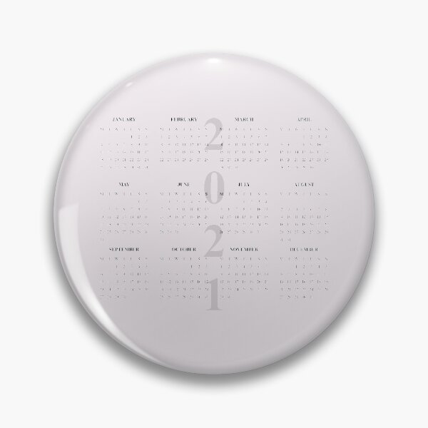 Artikelvorschau, 2021 Kalender - hellrosa Hintergrund - ab Montag entworfen und verkauft von CSouissi.
