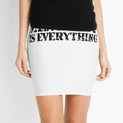 Mindset is Everything Mini Skirt
