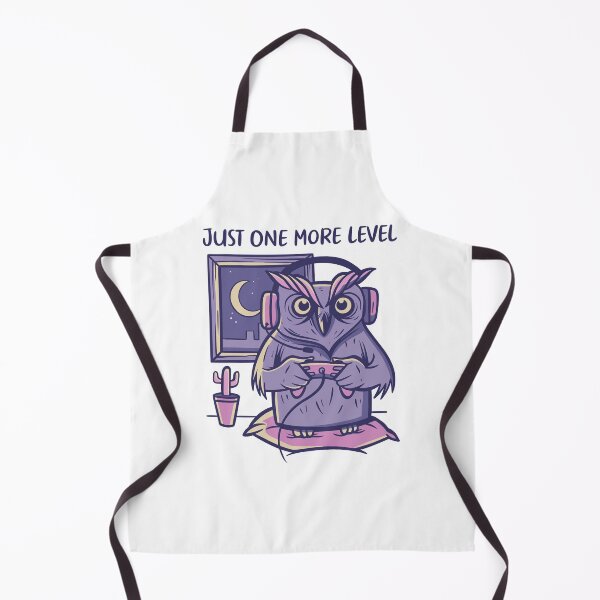 Item preview, Just One More Level Owl Gamer designed and sold by OnepixArt.
