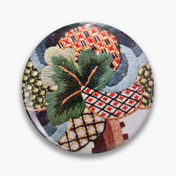 Item preview, Crewel Tree Antique Elizabethan Vector Painting designed and sold by Vicky Brago-Mitchell®.