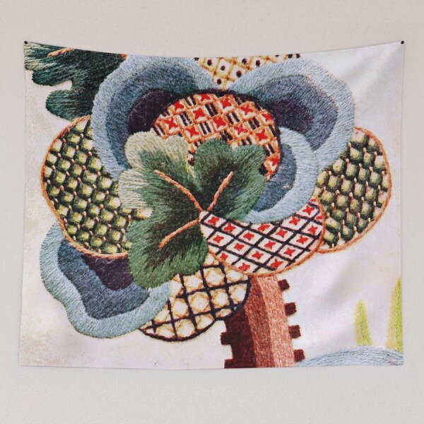 Item preview, Crewel Tree Antique Elizabethan Vector Painting designed and sold by Vicky Brago-Mitchell®.