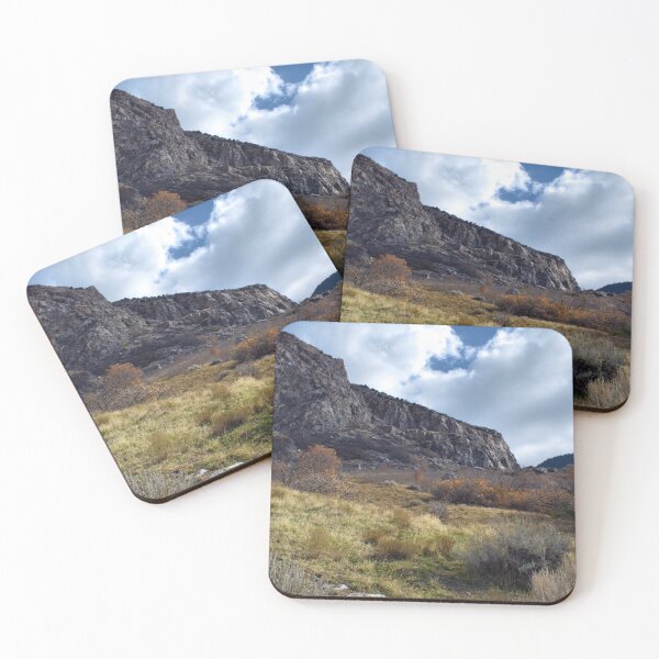 Item preview, Fall mountain woods with rocks, boulders and trees designed and sold by Ventures1.