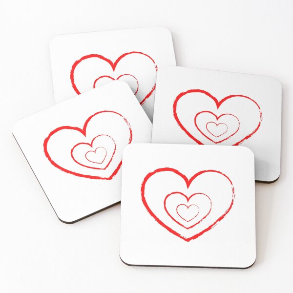 Item preview, Big Red Love Hearts designed and sold by kayodeDesign.