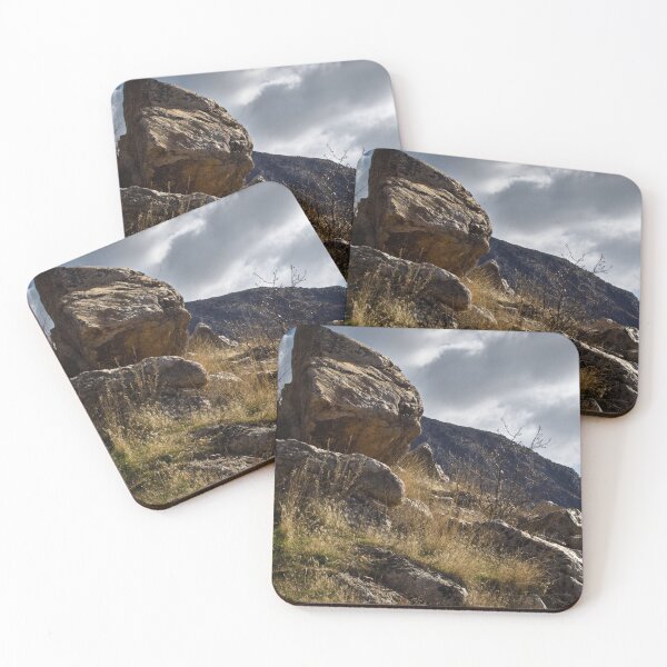 Item preview, Fall mountain woods with rocks, boulders and trees designed and sold by Ventures1.