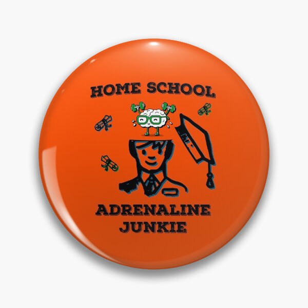 Item preview, Home School Adrenaline Junkie – Homeschool Elearning Quarantine Workout designed and sold by The Green Corner.