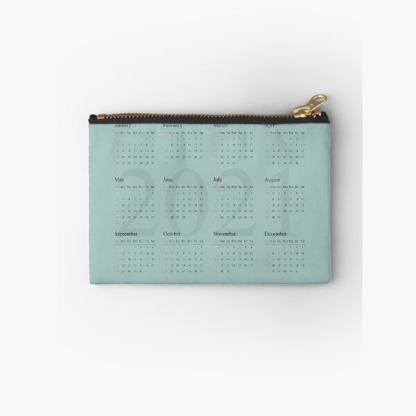 Item preview, 2021 Calendar- blue background-starting Sunday designed and sold by CSouissi.
