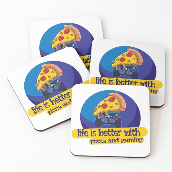 Item preview, Life Is Better With Pizza And Gaming T-shirts designed and sold by Shirtssprea.