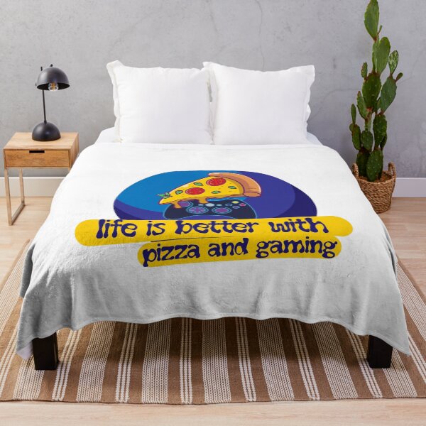 Item preview, Life Is Better With Pizza And Gaming T-shirts designed and sold by Shirtssprea.