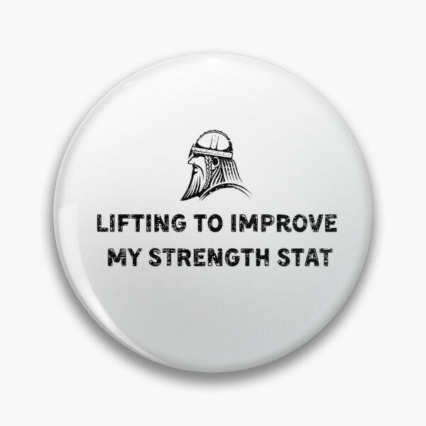 Item preview, Lifting to Improve My Strength Stat designed and sold by Live, Laugh LARP.