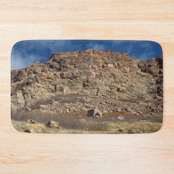 Item preview, Fall mountain woods with rocks, boulders and trees designed and sold by Ventures1.