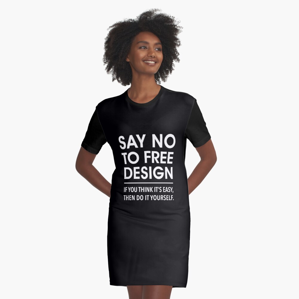 Say no to free design. If you think its easy. Do it yourself