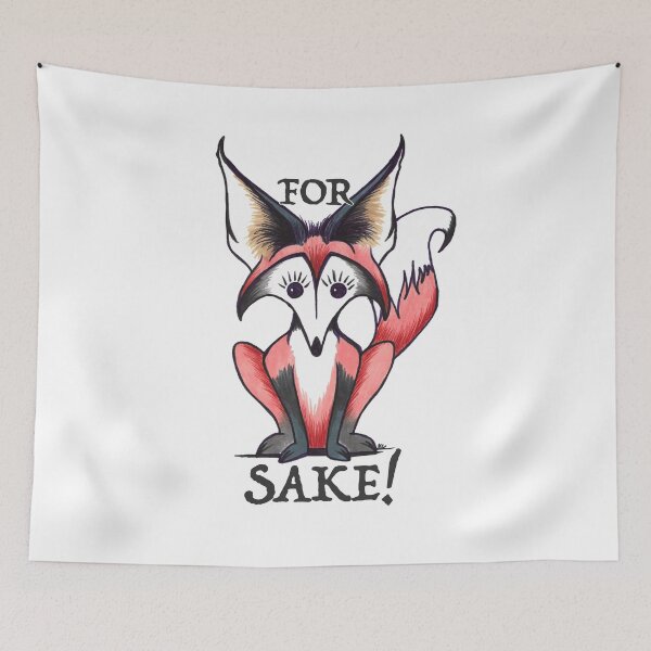 Item preview, Retro Fox - For Fox Sake! designed and sold by The White Bat.