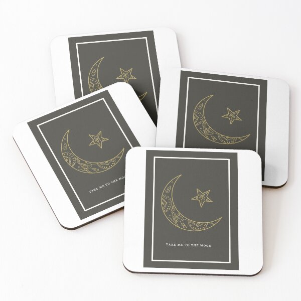 Item preview, Moon with starry twinkle - Take me to the moon designed and sold by Lifestyledeko.