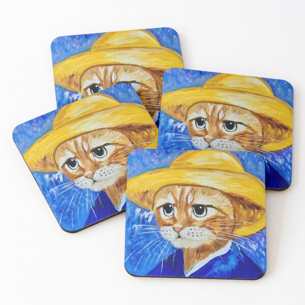 Item preview, Van Gogh Cat designed and sold by ADNOKI2020.