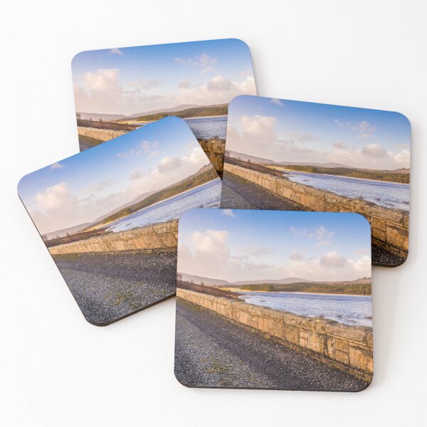 Item preview, The old Stroan Viaduct at Loch Sroan at sunset in winter designed and sold by SnapTPhotograph.