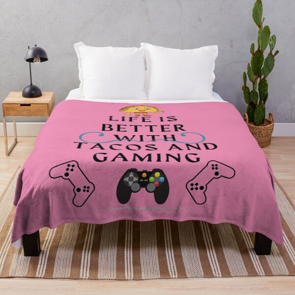 Item preview, Life Is Better With Tacos and Gaming Best Gift for Best Friend Who Love Games designed and sold by wodra.
