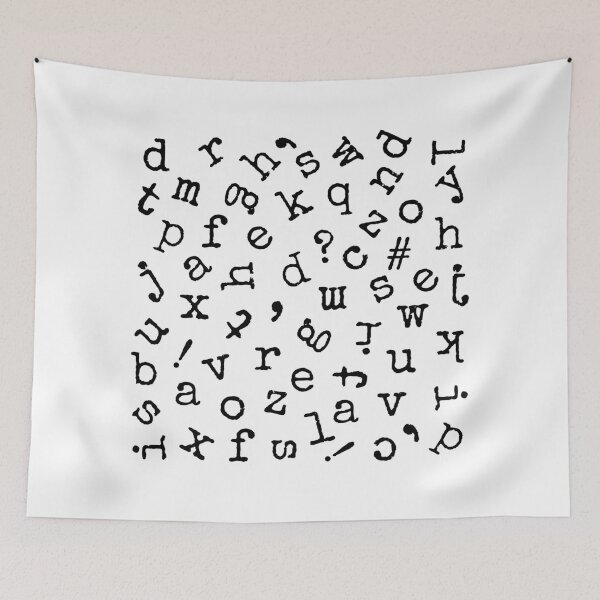 Item preview, Scattered Alphabet - Typewriter designed and sold by UrbaneLibra.