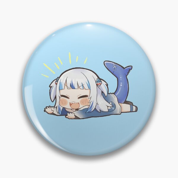 Item preview, Gawr Gura Chibi Hololive designed and sold by Gawrgura.