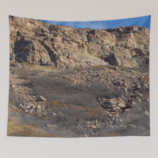 Item preview, Fall mountain woods with rocks, boulders and trees designed and sold by Ventures1.