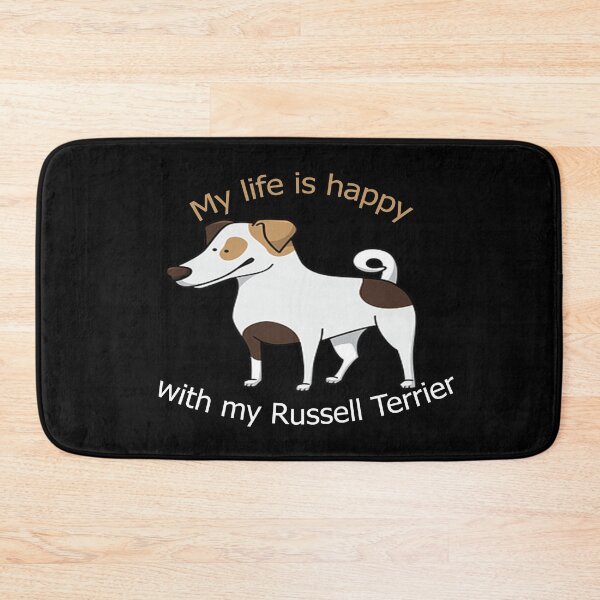 Item preview,  My life is happy with my Russell Terrier dog designed and sold by merchfun2.