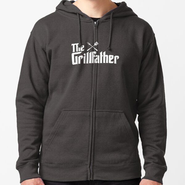 The Grillfather Zipped Hoodie
