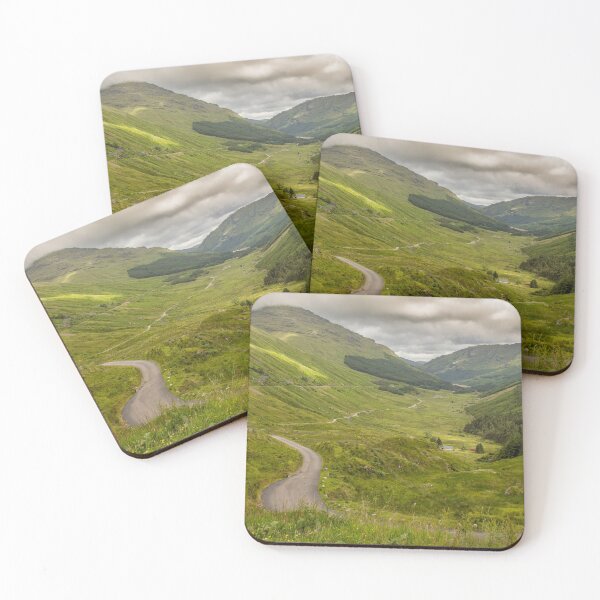 Item preview, A view down a Scottish highland glen from the 'Rest and be Thankful view point' designed and sold by SnapTPhotograph.
