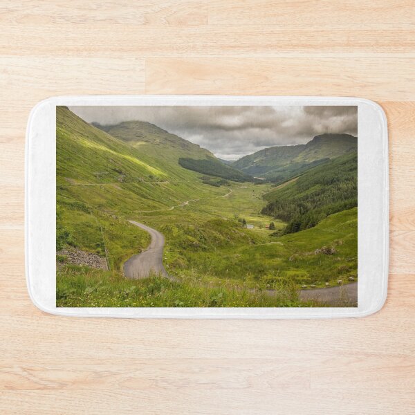 Item preview, A view down a Scottish highland glen from the 'Rest and be Thankful view point' designed and sold by SnapTPhotograph.