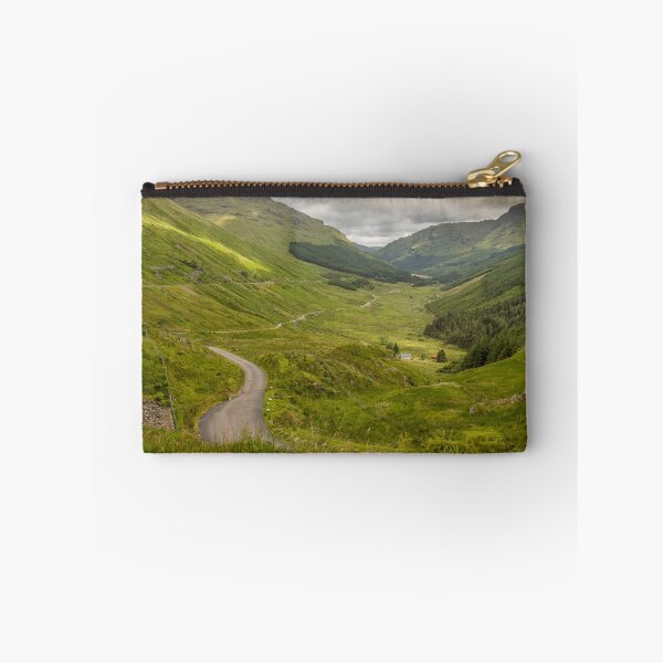 Item preview, A view down a Scottish highland glen from the 'Rest and be Thankful view point' designed and sold by SnapTPhotograph.