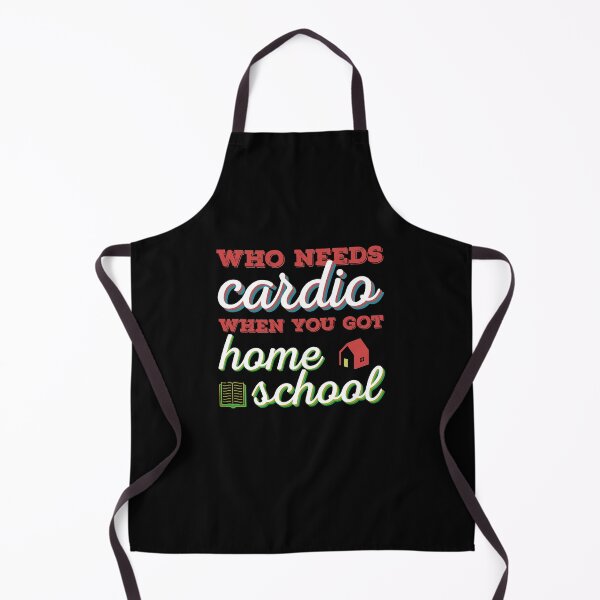 Item preview, Who Needs Cardio With Home School – Homeschool Elearning Quarantine Workout designed and sold by The Green Corner.