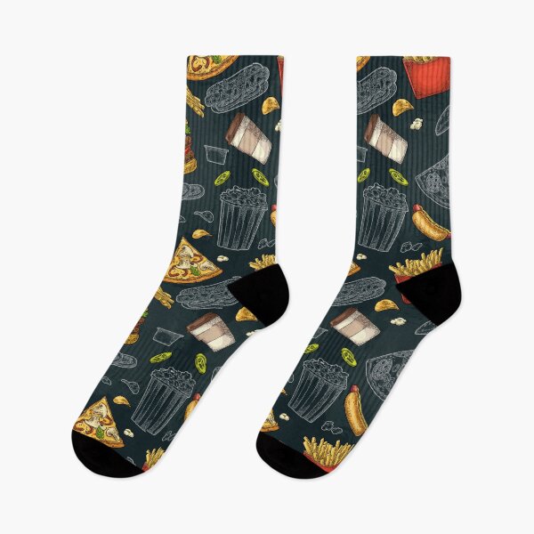Item preview, Fast Food Pattern designed and sold by Dr.YesOrNo.