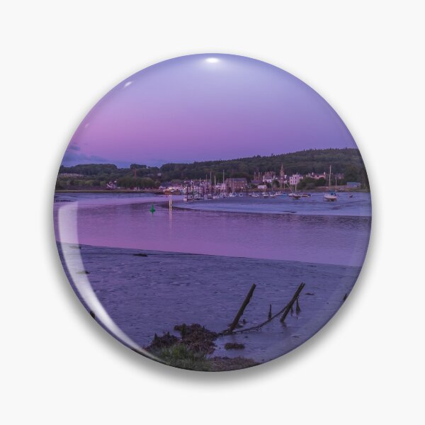 Item preview, Twilight over an estuary at low tide at Kirkcudbright Harbour southern Scotland. designed and sold by SnapTPhotograph.