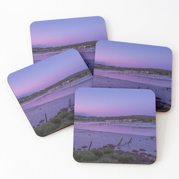 Item preview, Twilight over an estuary at low tide at Kirkcudbright Harbour southern Scotland. designed and sold by SnapTPhotograph.