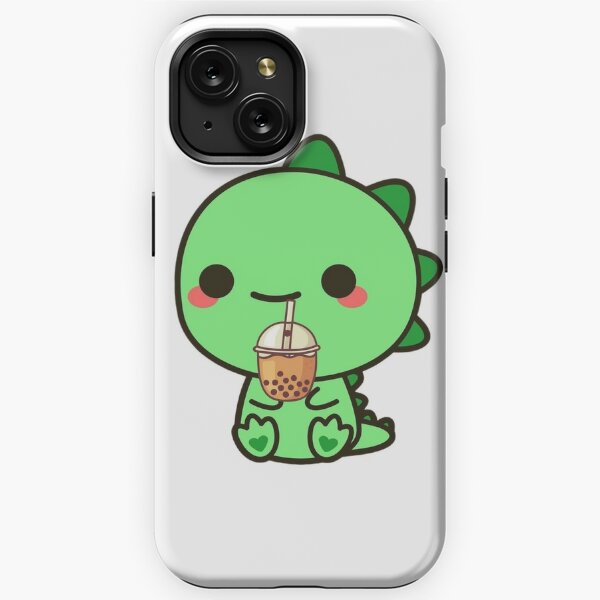 Boba Cup & Straw Cute Green Boba Bubbles Case iPhone 13 - IP13