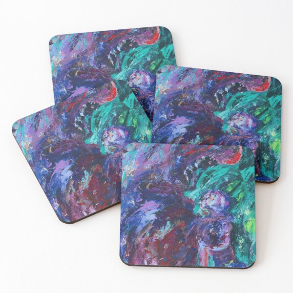 Item preview, Impedimento, pintura figurativa abstracta expresiva, arte psicológico de Courtney Hatcher designed and sold by cghatcherart.