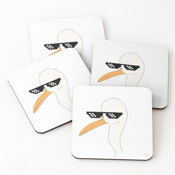 Item preview, White boss duck designed and sold by FungiaFungites.