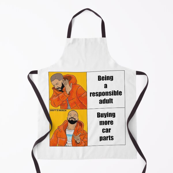 Item preview, Responsible Adult Buying More Car Parts Funny Meme designed and sold by driftmerch.