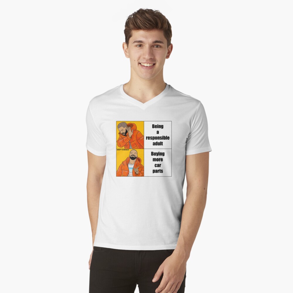 Item preview, V-Neck T-Shirt designed and sold by driftmerch.
