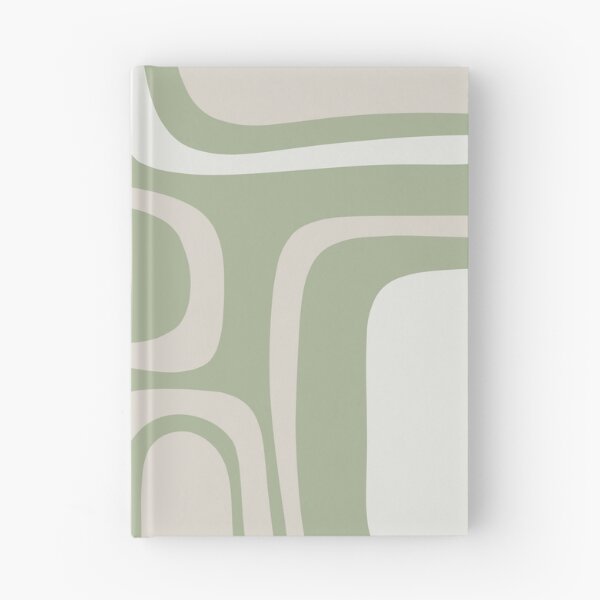 Item preview, Palm Springs Retro Midcentury Modern Abstract Pattern in Almond, Light Sage, and Sage Green designed and sold by kierkegaard.