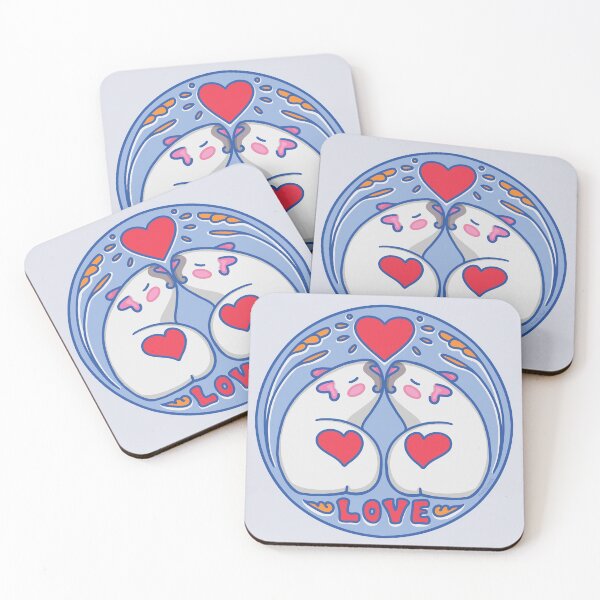 Item preview, Guinea Pig Love In Blue designed and sold by Pigapalooza.