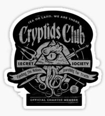 Cryptids Club (Dark Shirt Version) Sticker