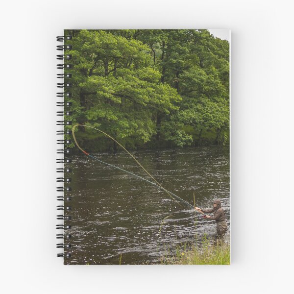 Item preview, An fisherman salmon fly fishing on the River Orchy, Argyll, Scotland designed and sold by SnapTPhotograph.