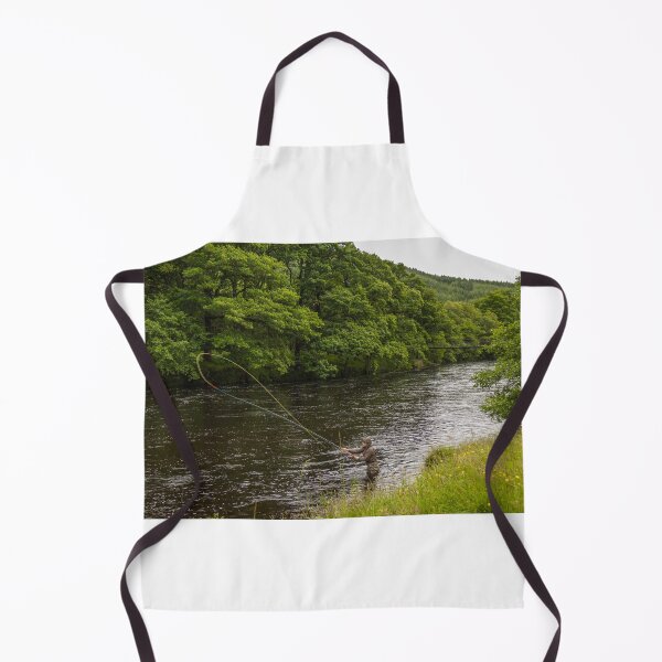 Item preview, An fisherman salmon fly fishing on the River Orchy, Argyll, Scotland designed and sold by SnapTPhotograph.