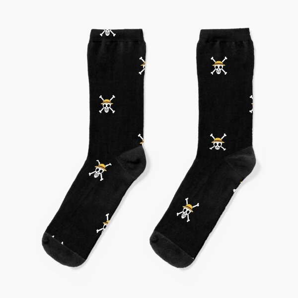 One Piece Chaussons Chaussettes, Chaussettes Fourrées Antidérapantes Hiver,  Idée Cadeau Manga pour Ado Taille unique : : Mode